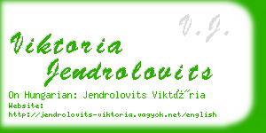 viktoria jendrolovits business card